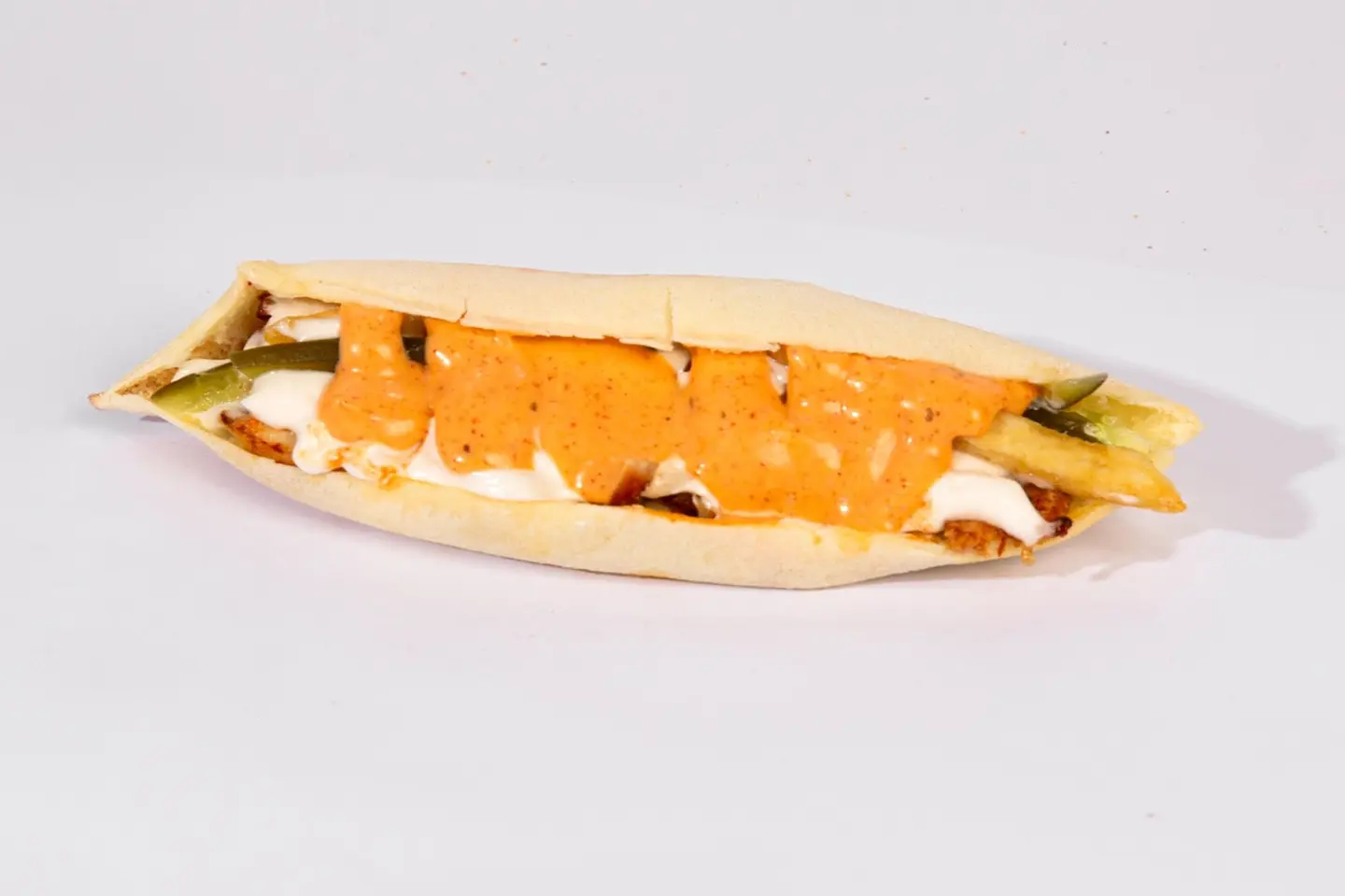 Shawarma Sandwich With Lebanese Bread