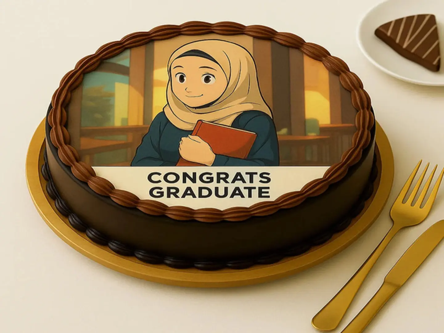 Ghibli Graduation Cake 500 Grams