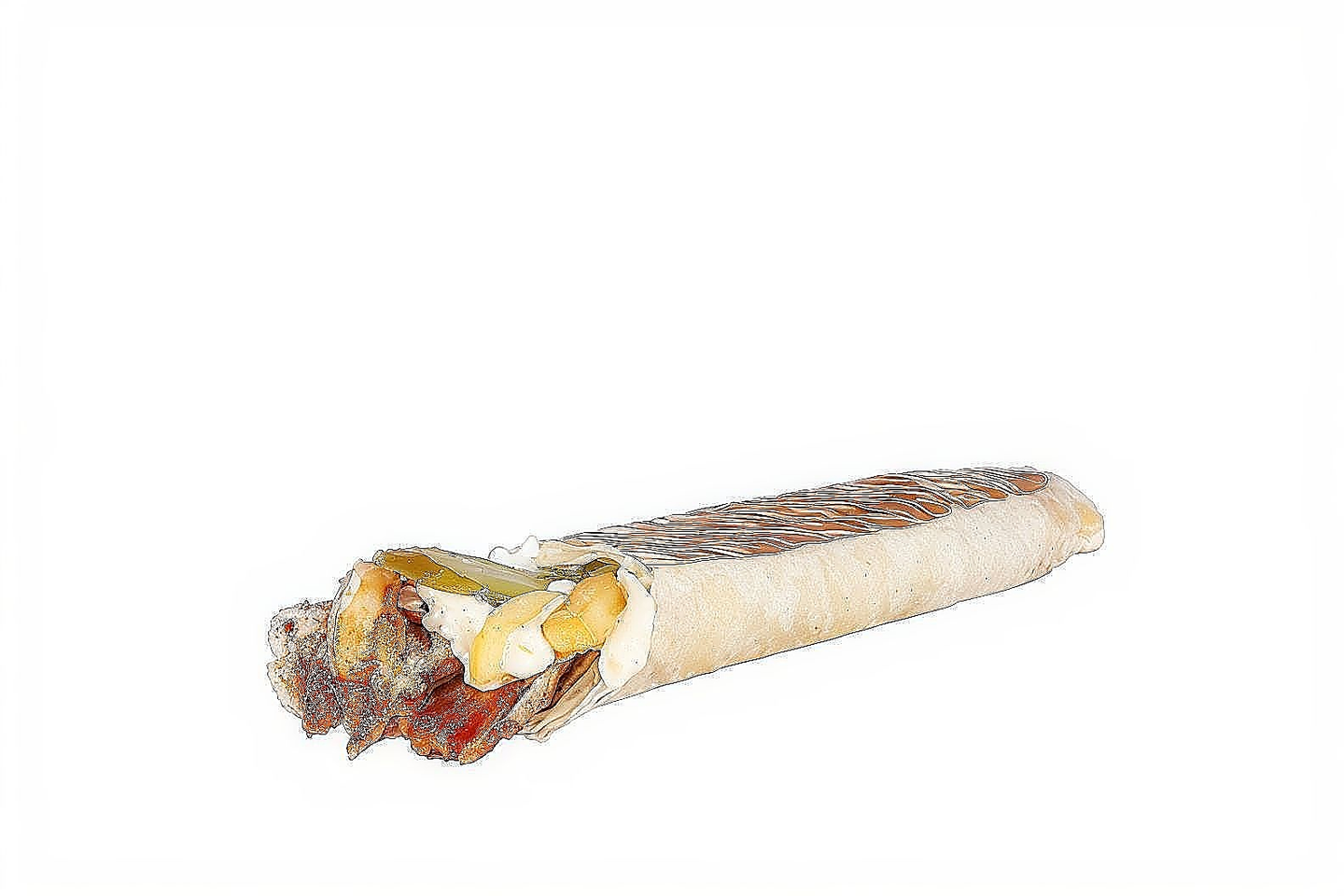 شاورما وسط