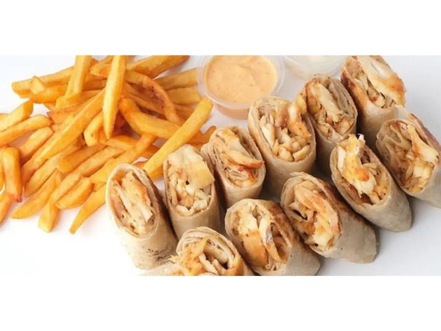 صحن شاورما عربي صغير