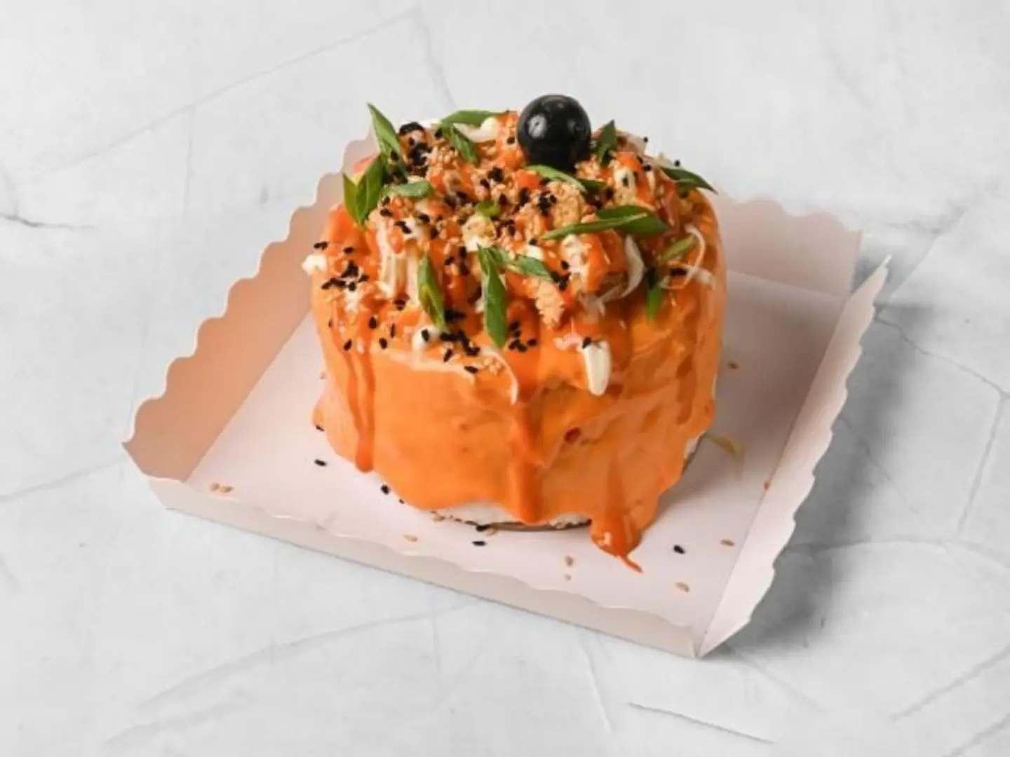 Shrimp Sushi Cake