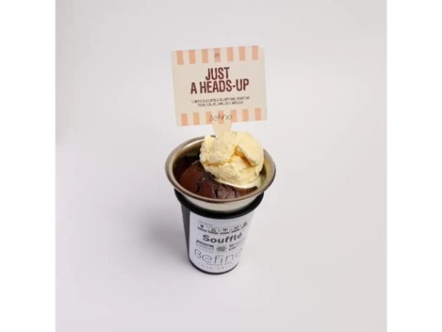 سوفليه آيس كريم