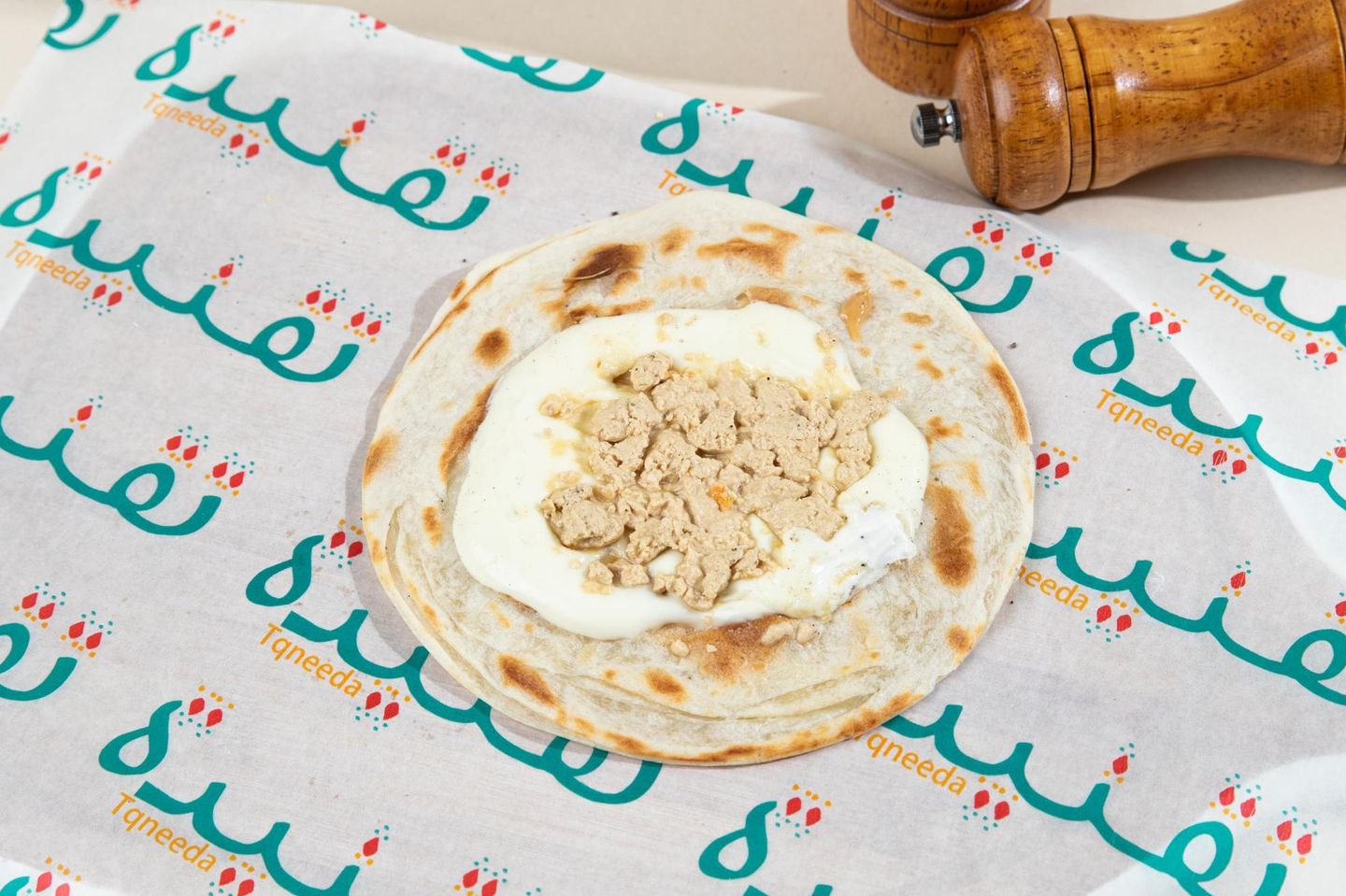 شباتي بالجبن السائل والرهش