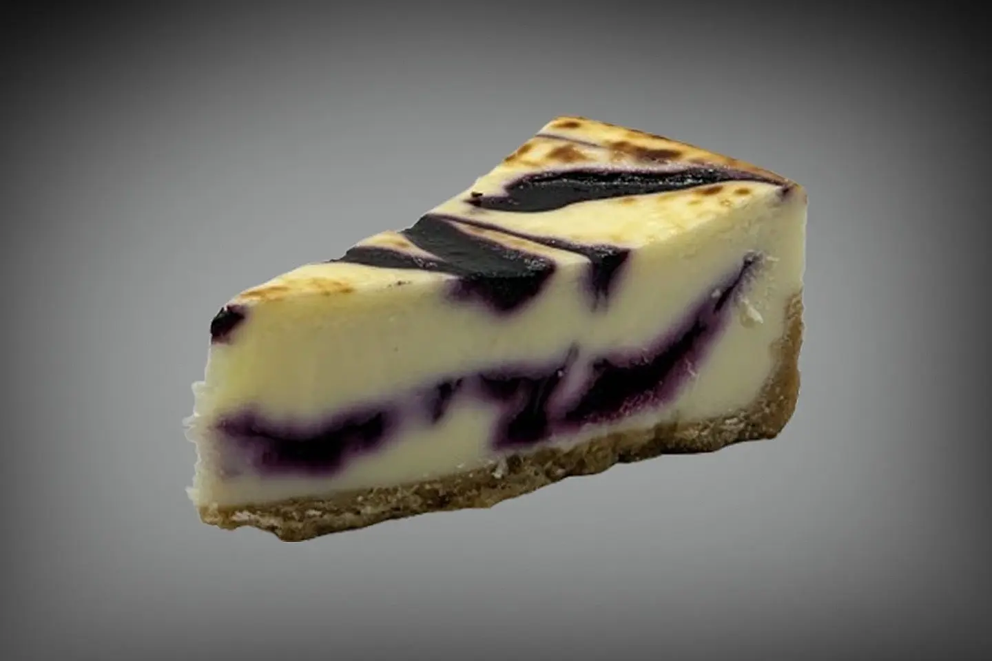 تشيز كيك توت ازرق ماربل