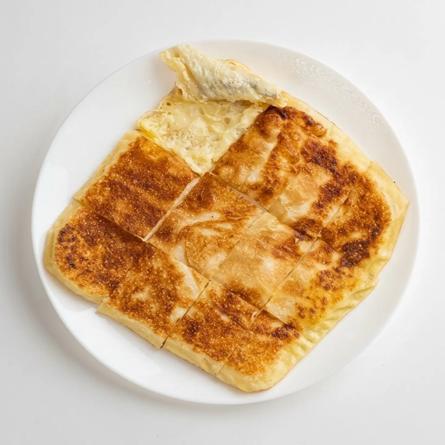 Sweet Mutabbaq With Cream