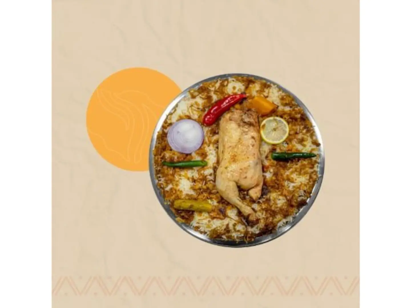 نص حبة دجاج مدفون