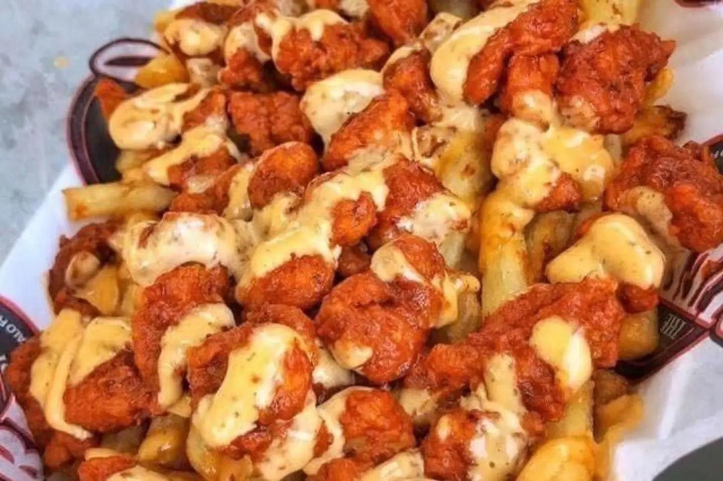 بطاطس بقطع الدجاج المقرمش