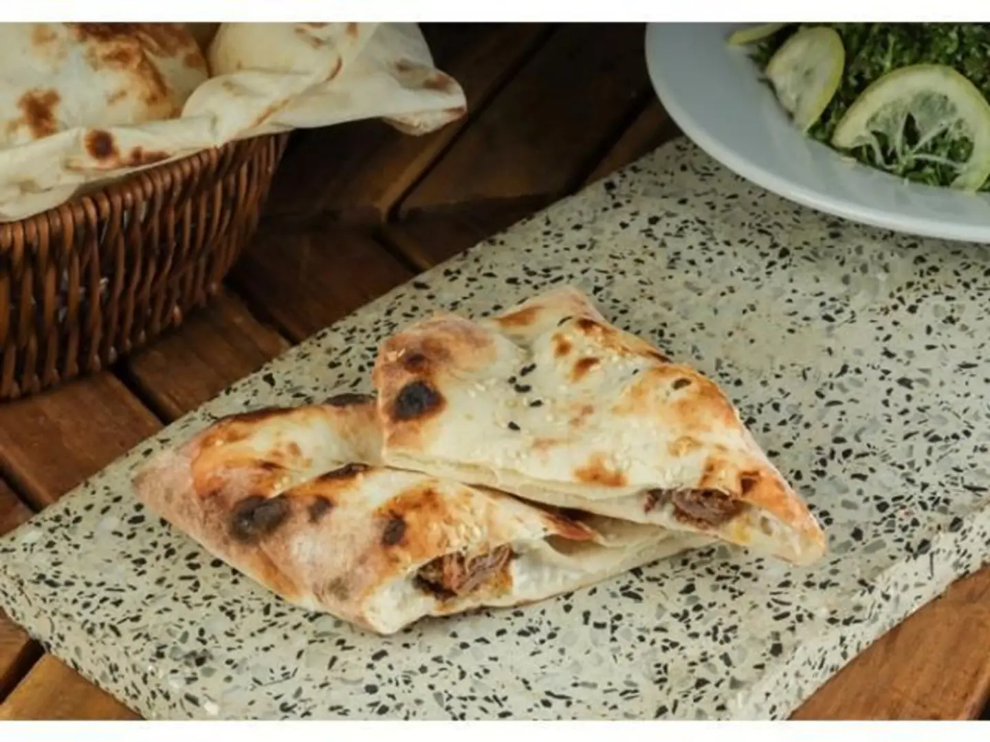 Meat Awsal With Labneh