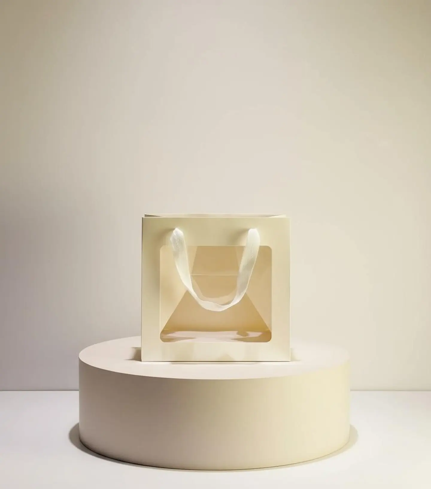 White Transparent Bag 55