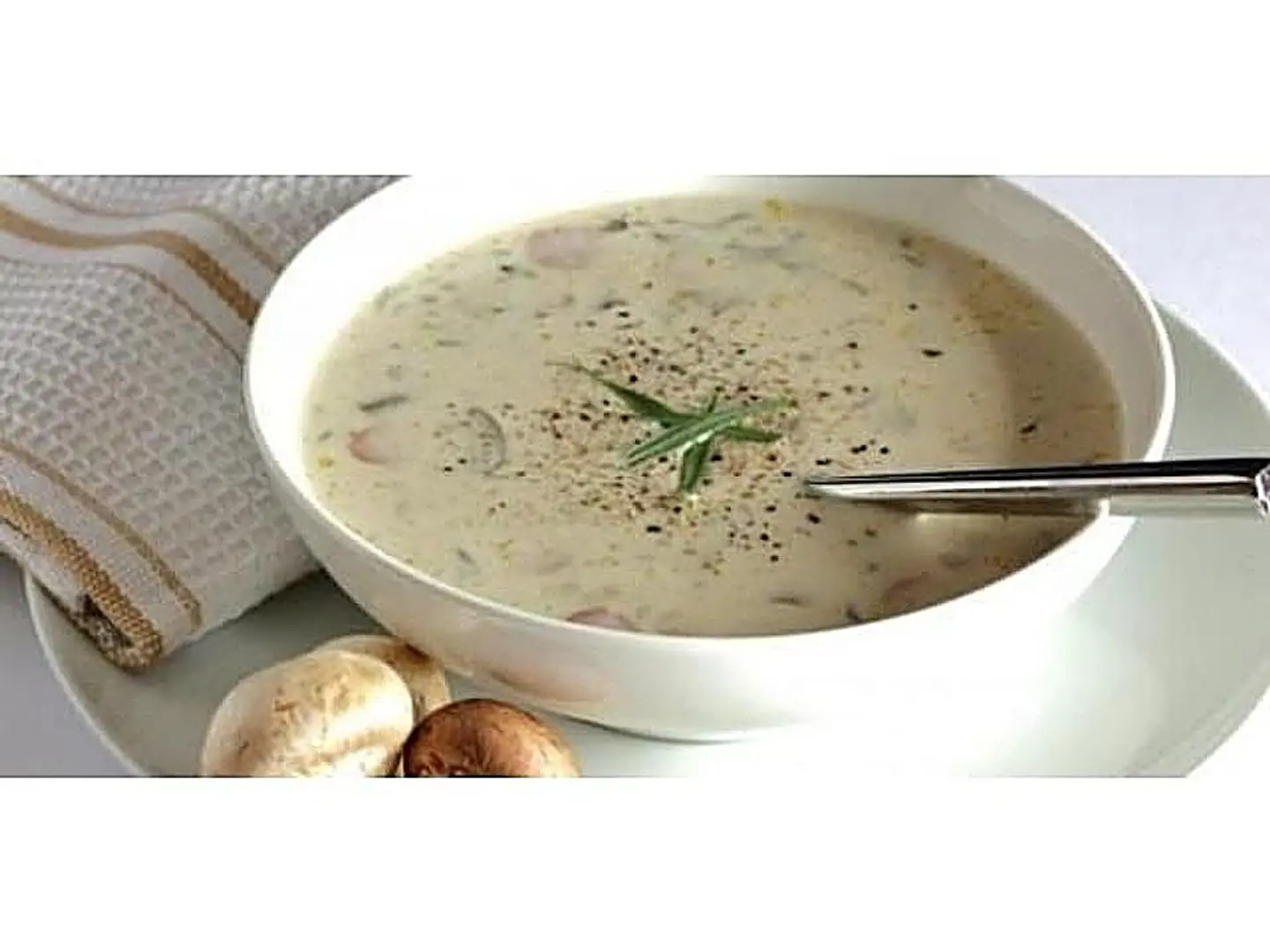 شوربة كريمة بالفطر