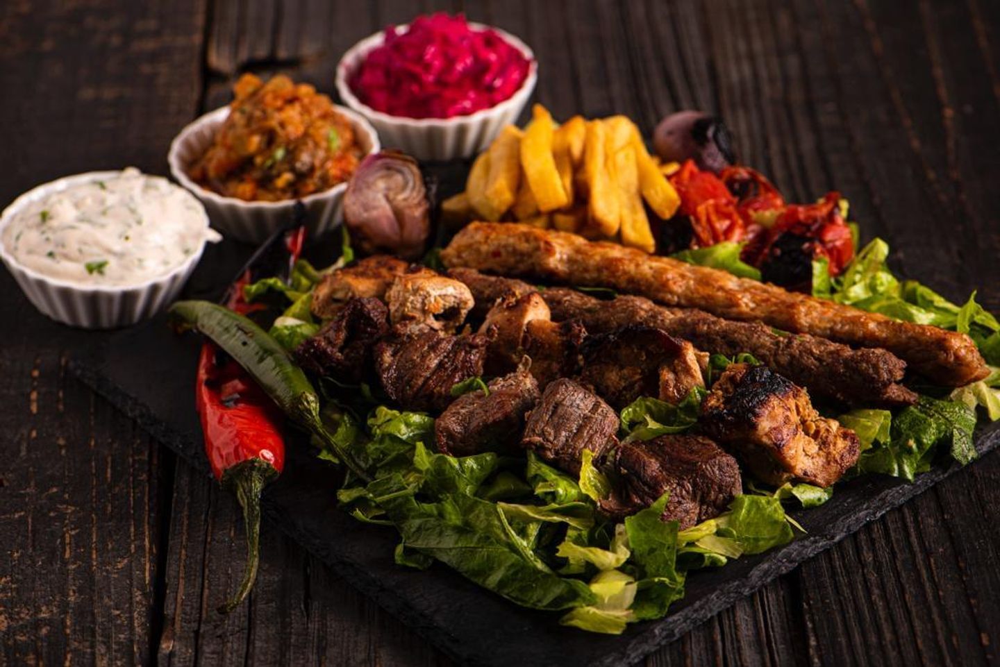 صحن مشوى مشكل