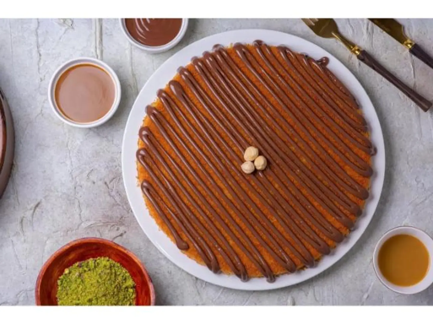 كنافة بالنوتيلا