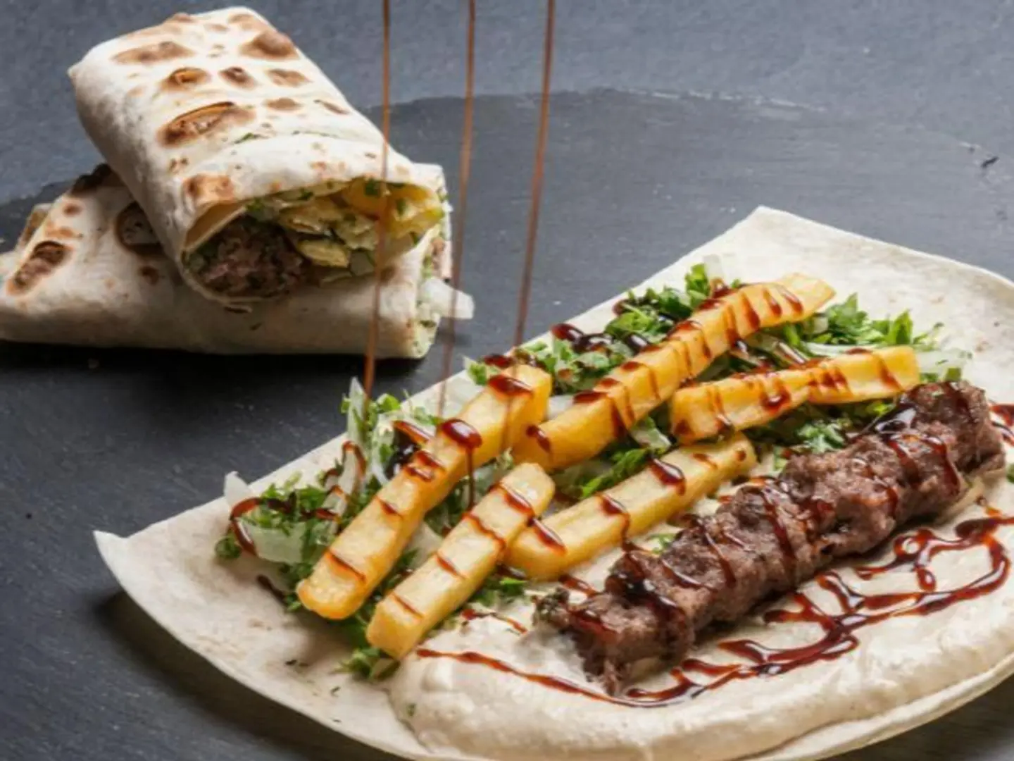 ساندوتش كباب لحم