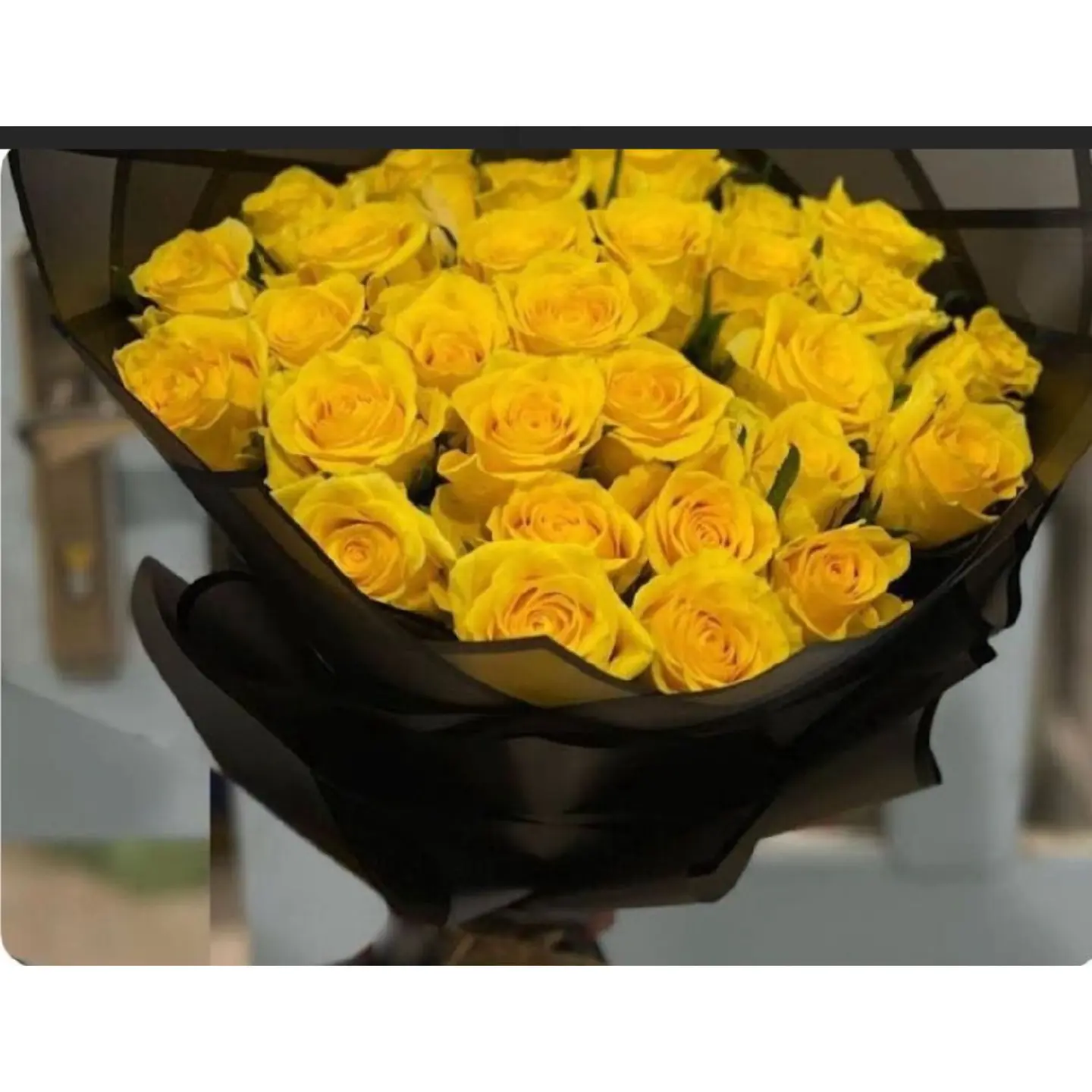 باقة ورد اصفر