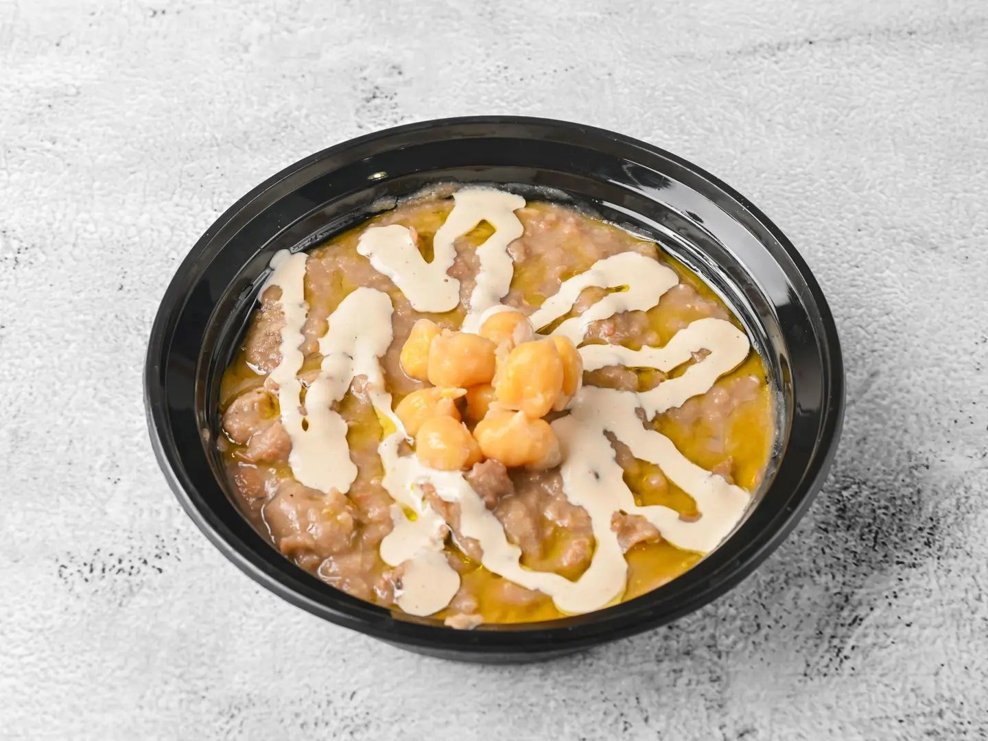 علبه فول زيت وطحينه