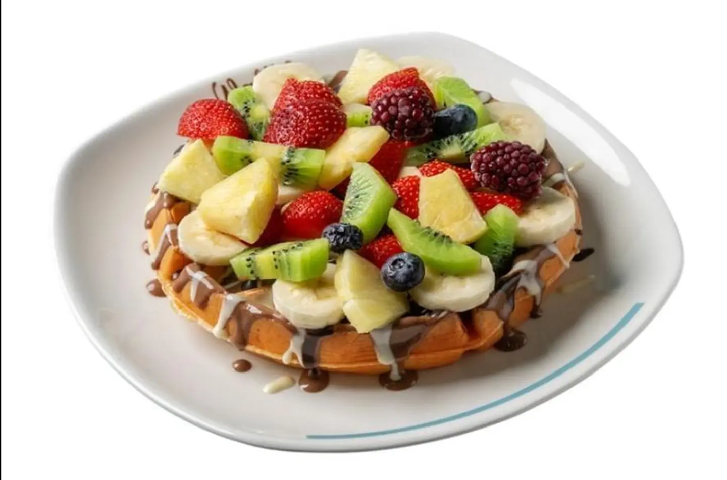 وافل فواكه