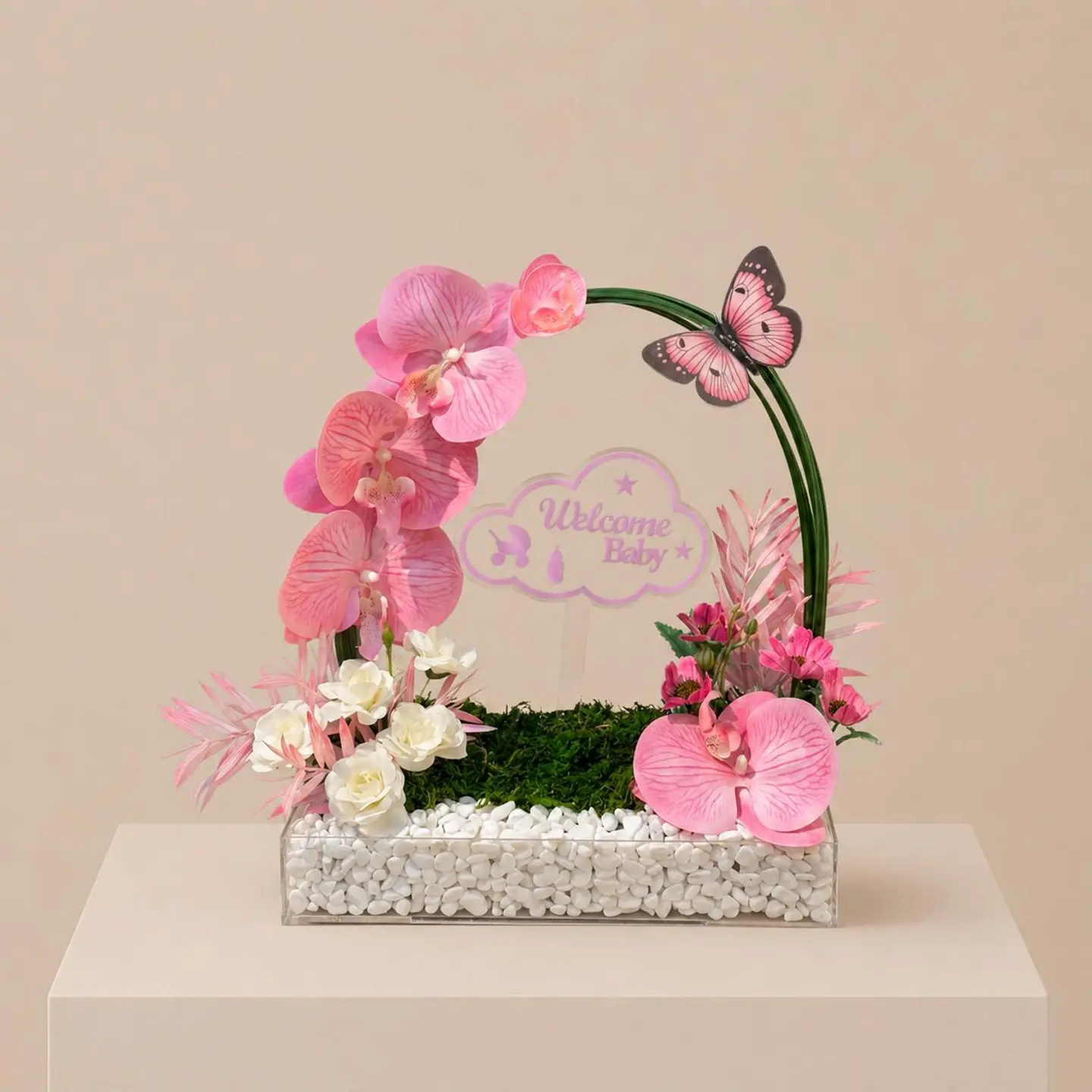 Baby Girl Arrangement 1
