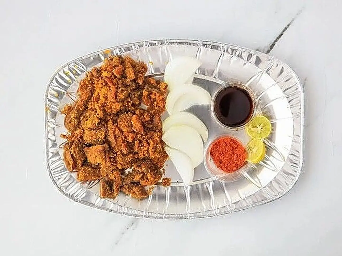 مدفون دجاج مع جبن حراق