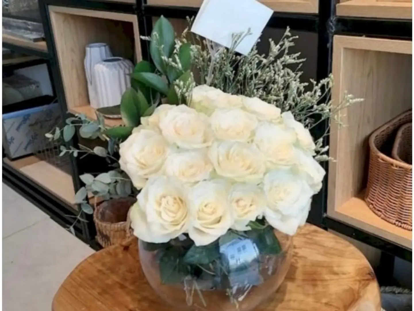 White Garden Vase - Regular