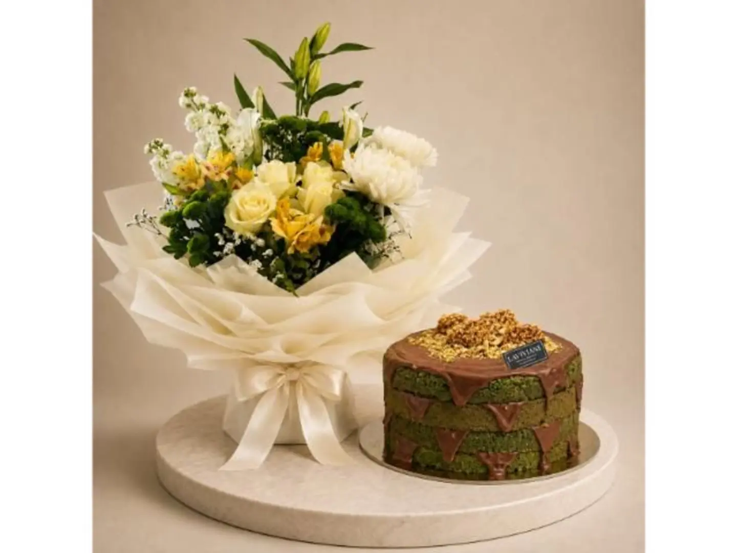 Spring Breeze Bouquet With Pistachio Nutella