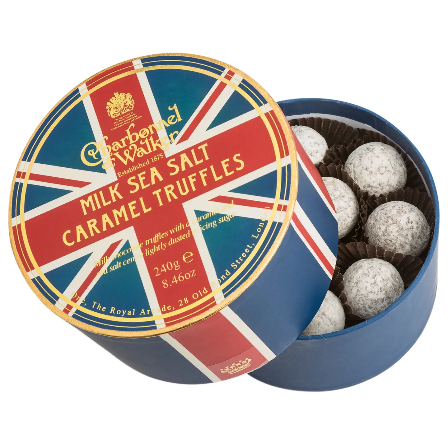 Union Jack Milk Sea Salt Caramel Truffles 240g