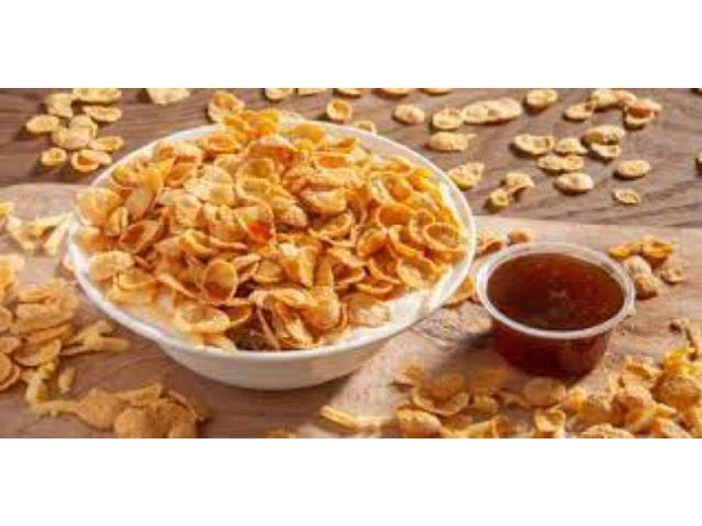 عريكة ملكي مع الجبن والكورن فلكس