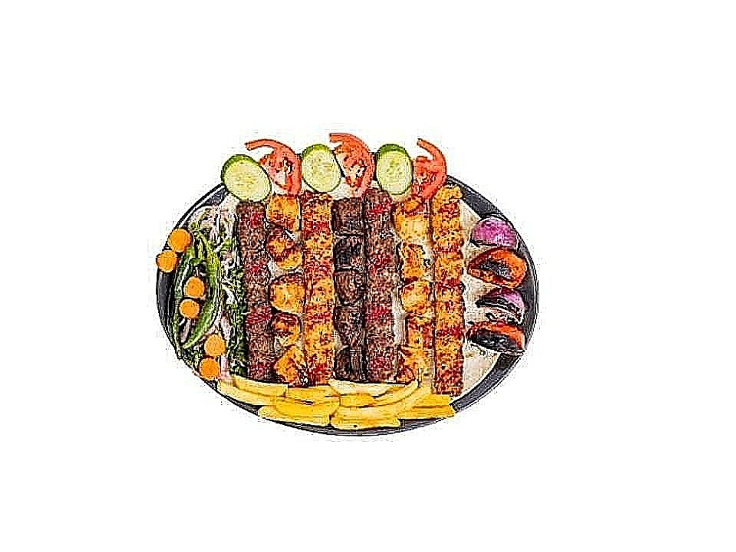 Mixed Plate For Five People