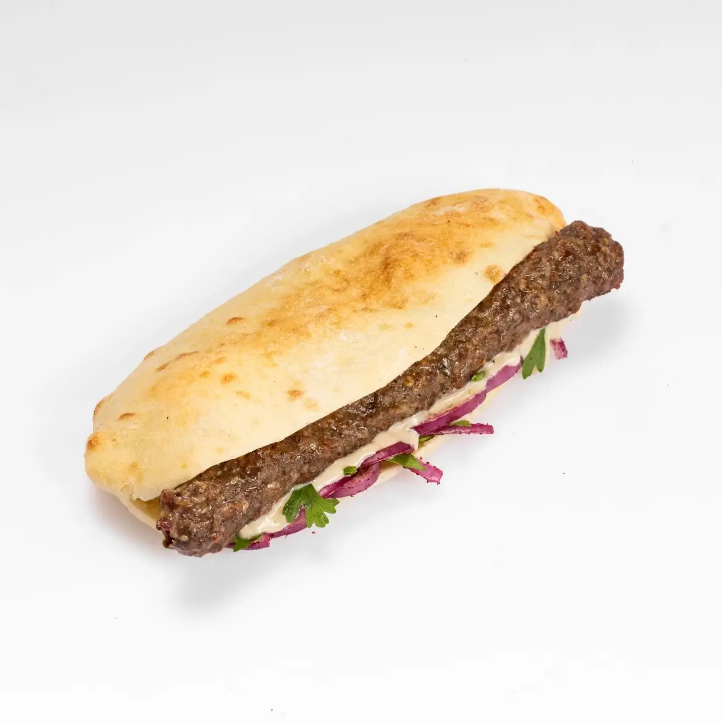 Meat Kofta And Cheese Sandwich