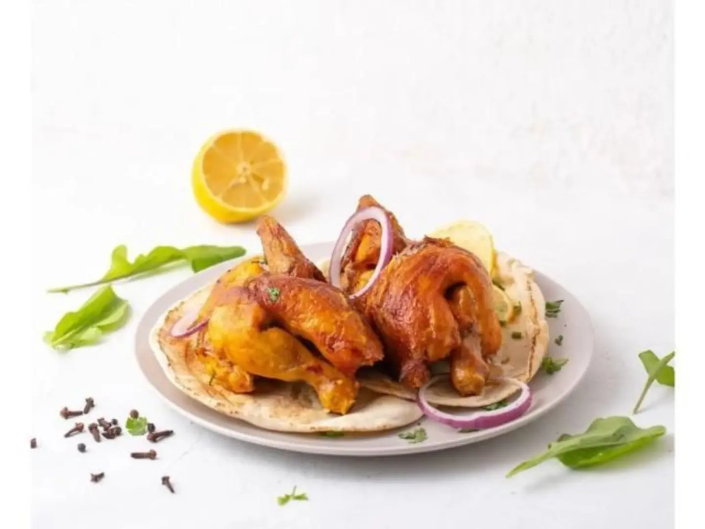 نصف حبة دجاج شواية بدون رز