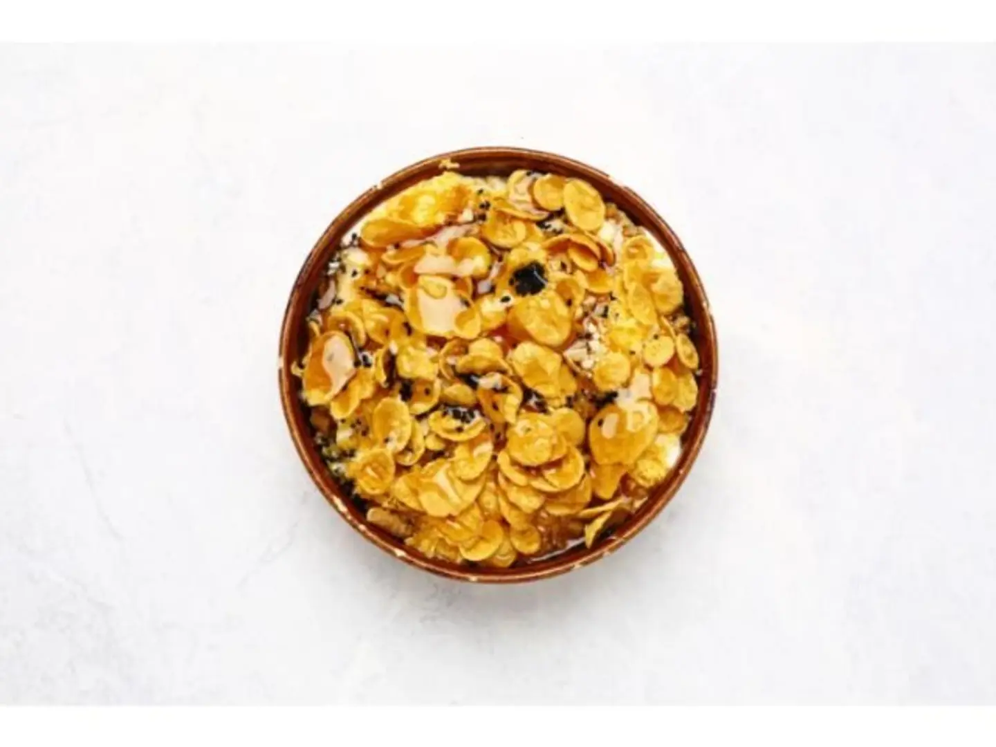 Cream Areekah With Cornflakes
