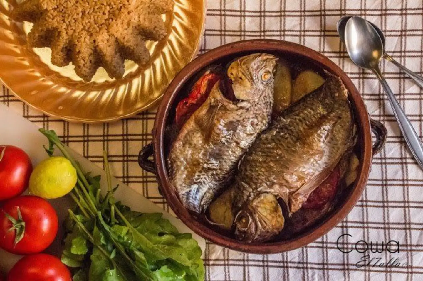 طاجن بلطى مصري