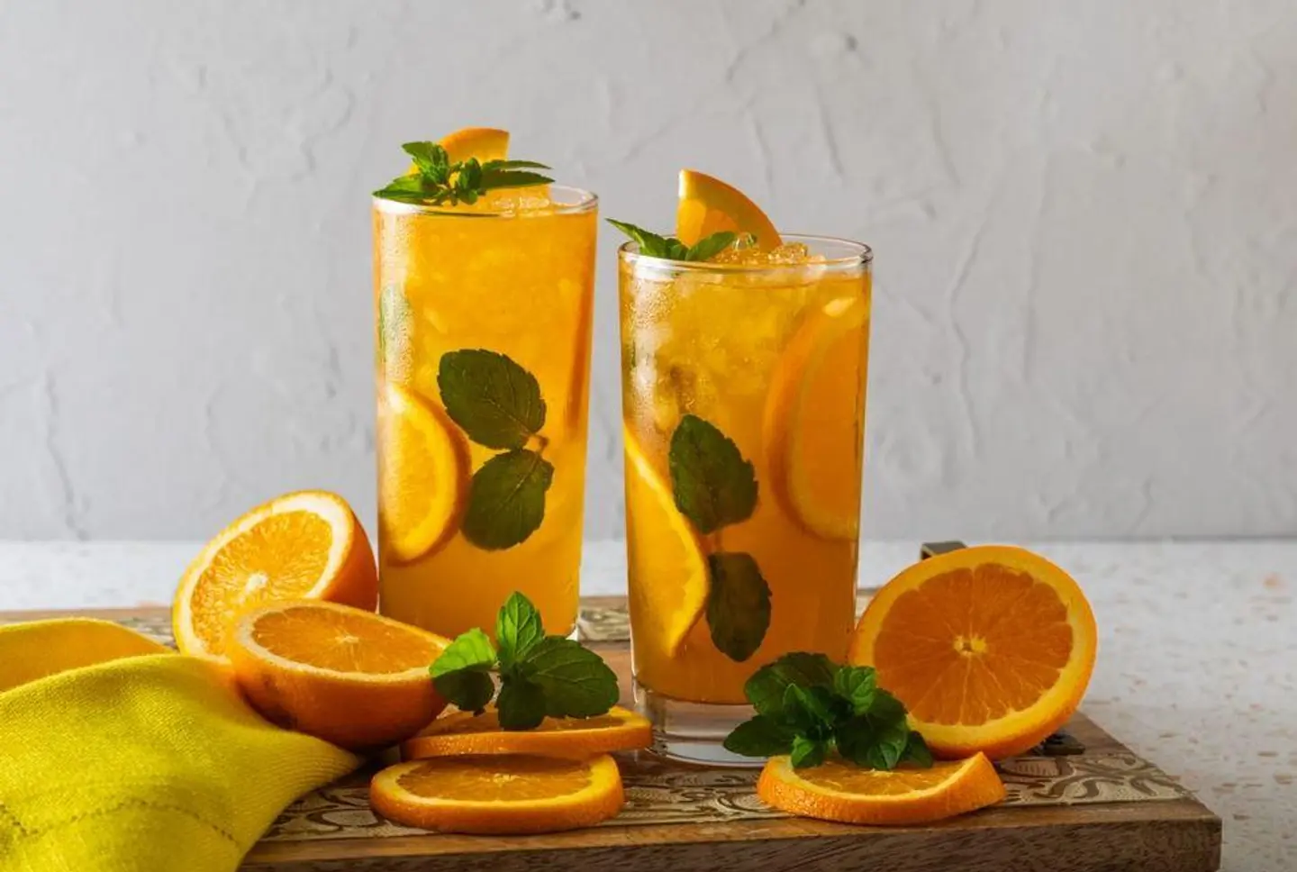 شاي الليمون بالبرتقال