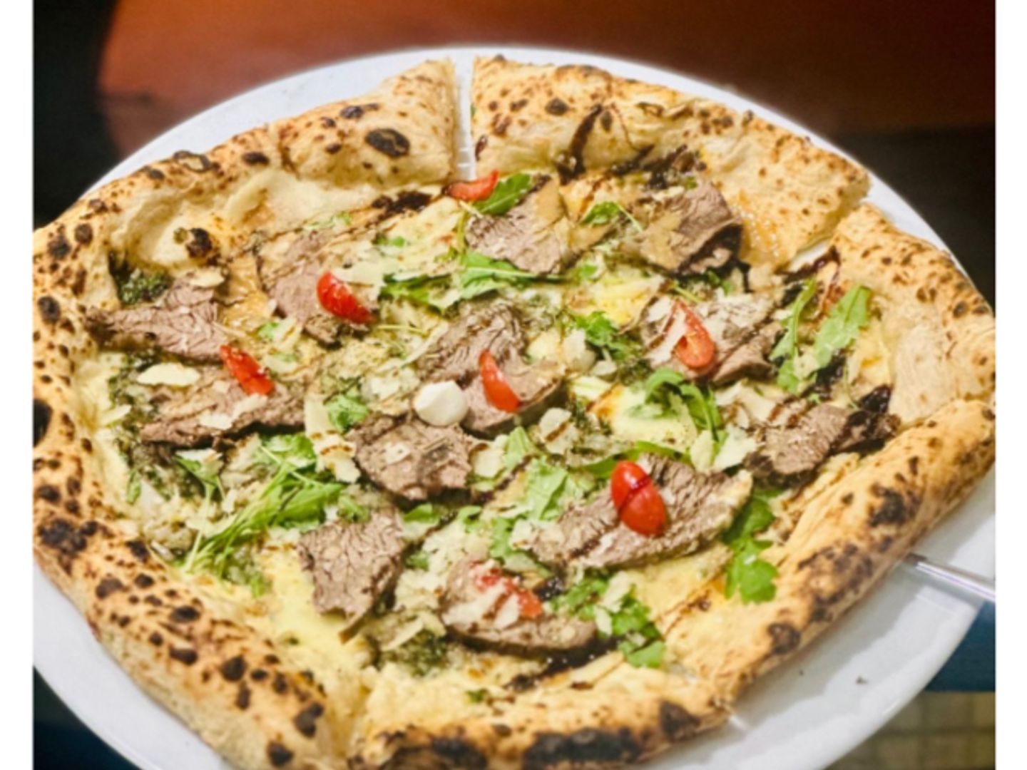 Smoked Beef Pizza