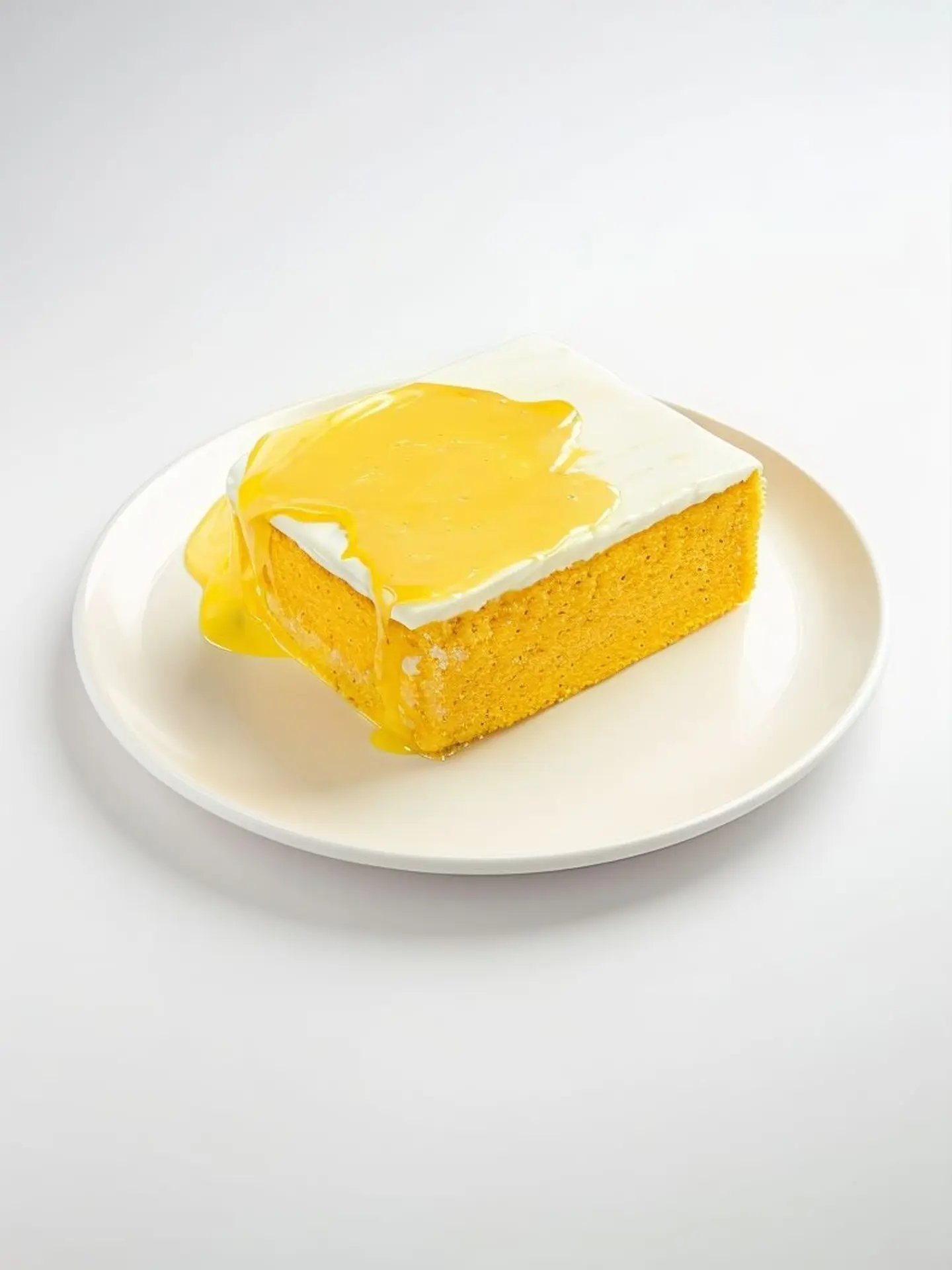 Saffron Cake With Sauce