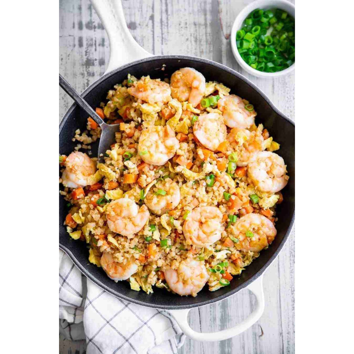 Rice Tray With Shrimp