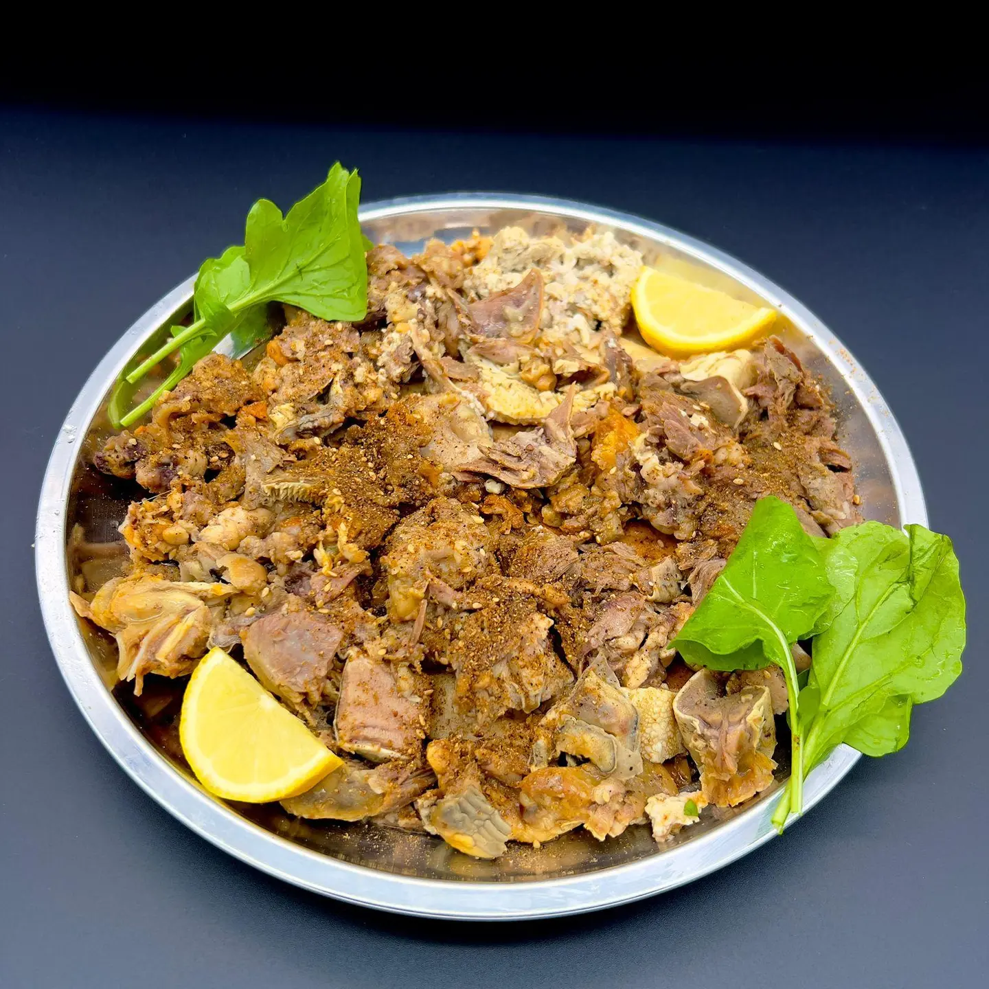 Oven Cooked Lamb Head