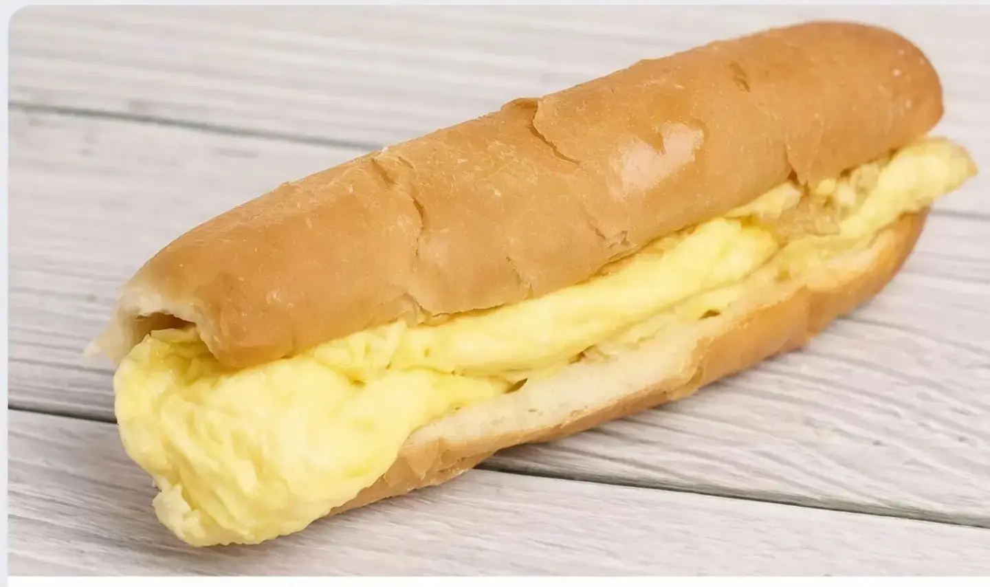 Plain Fried Egg With Snacks Sandwich