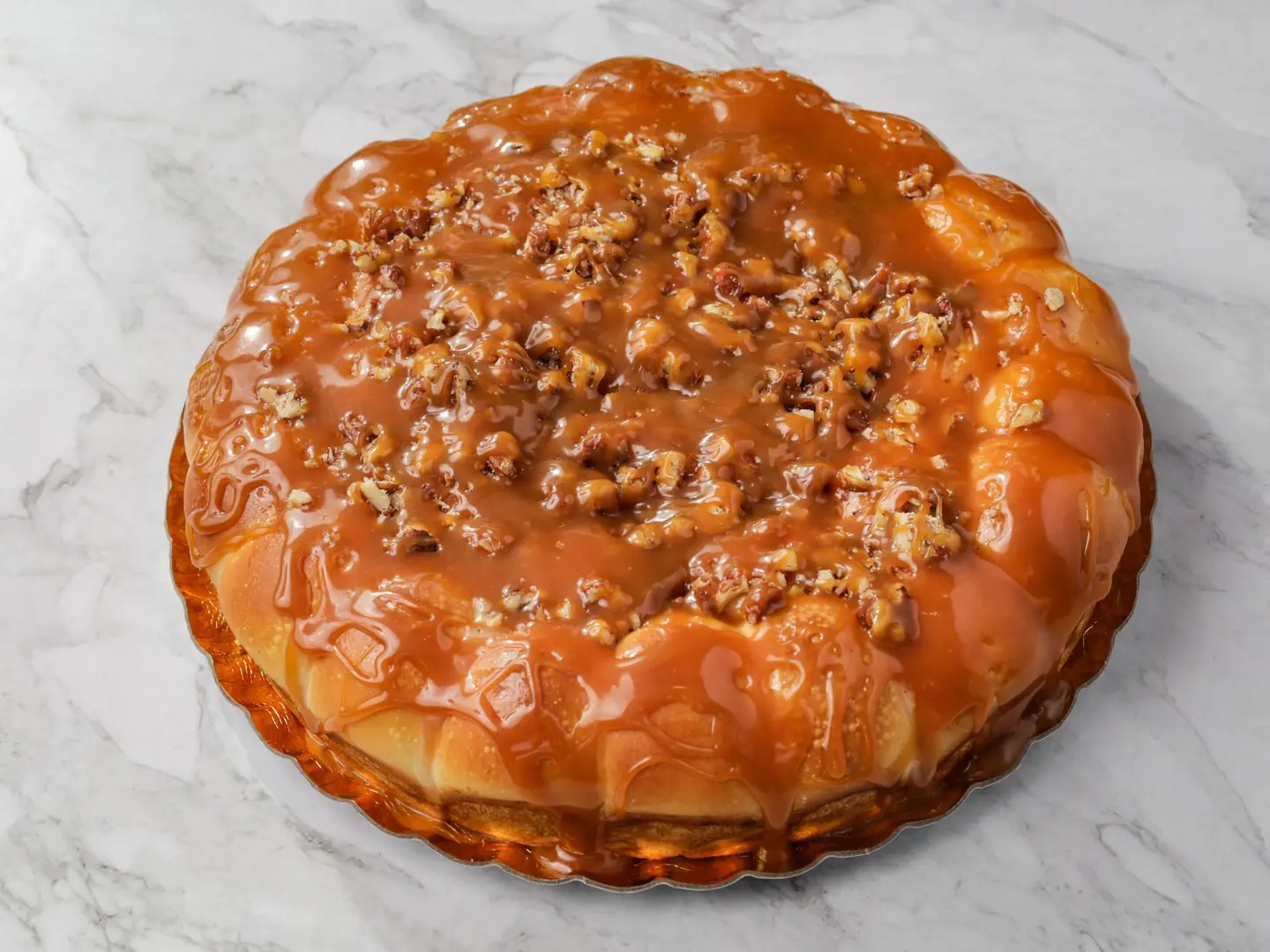 Caramel Pecan Honeycomb Pastry