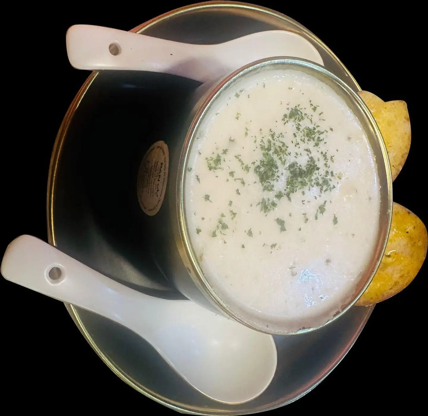 شوربة كريمة الدجاج والفطر