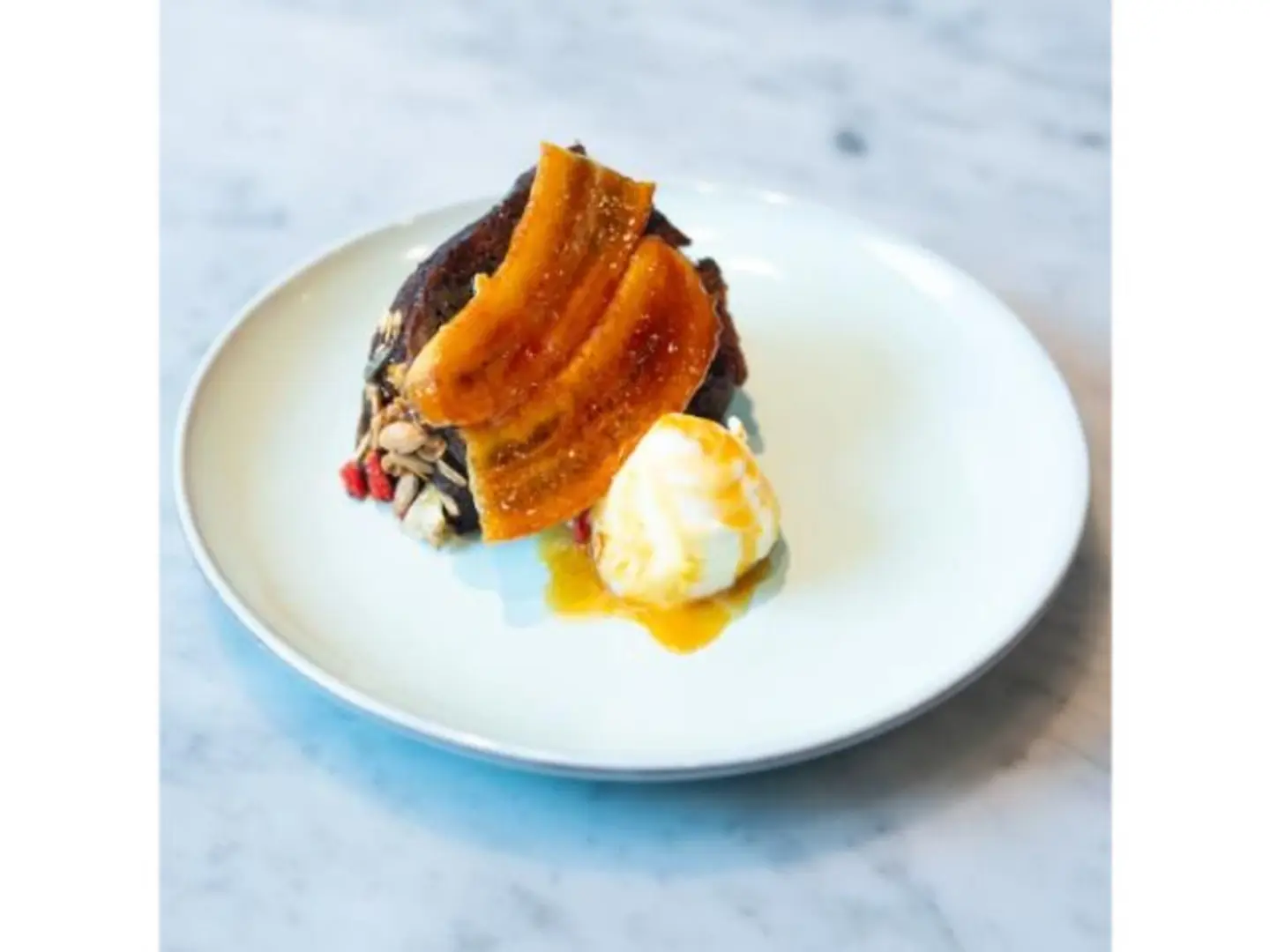 Banana Bread With Cream