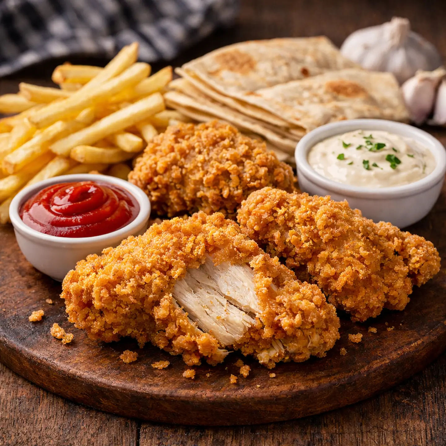 Regular Broasted Chicken 4 Pieces
