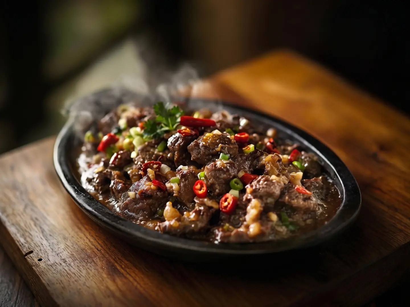 Sizzling Beef Sisig