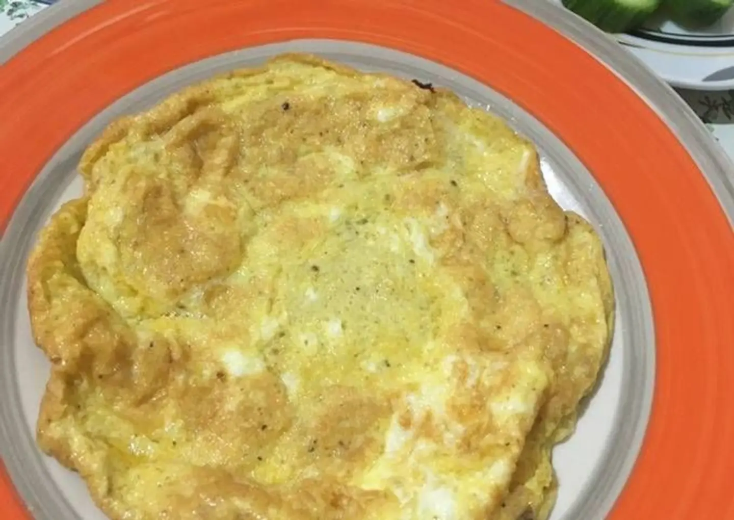 صحن بيض مقلي