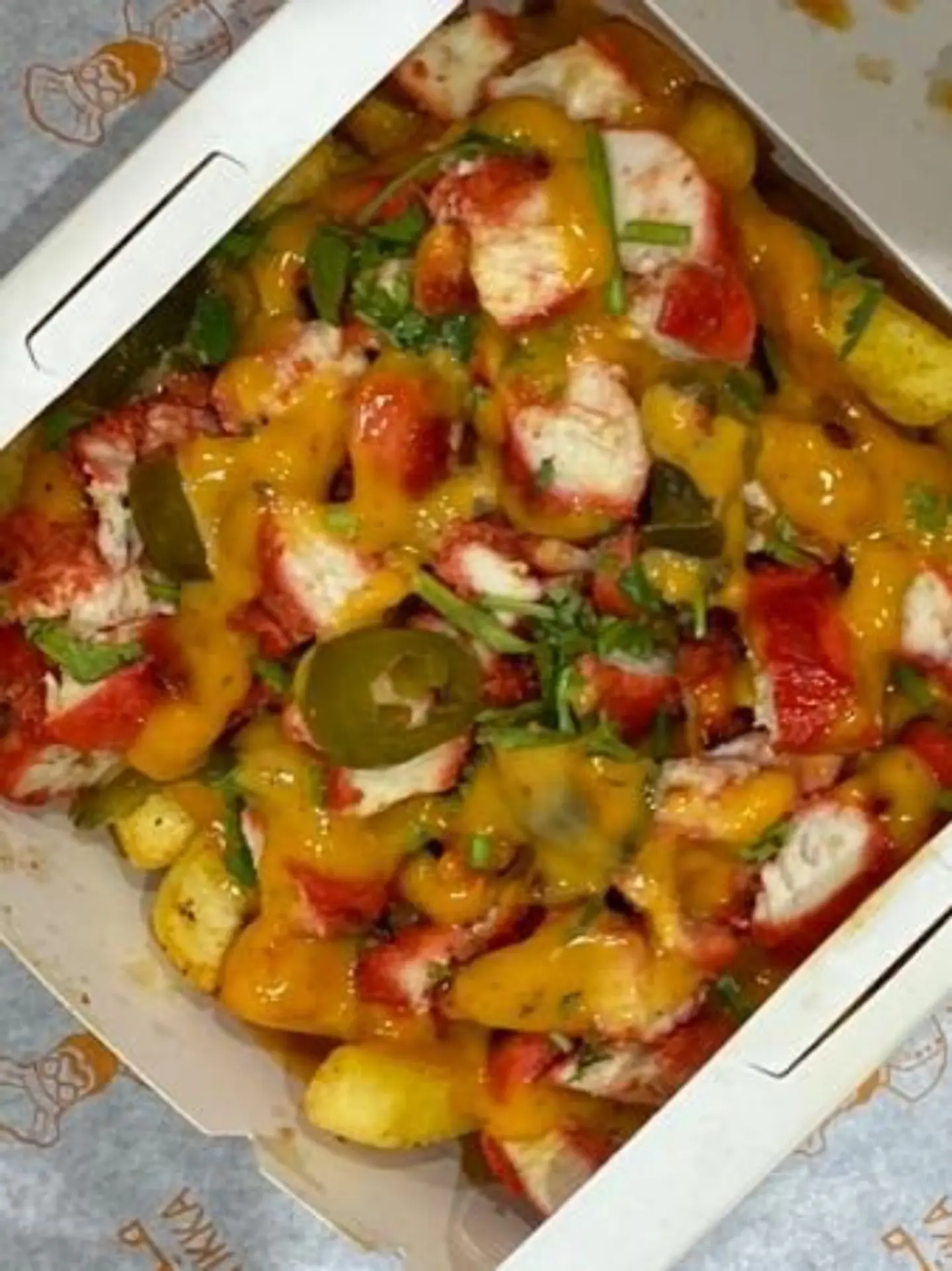 بطاطس دجاج التكا