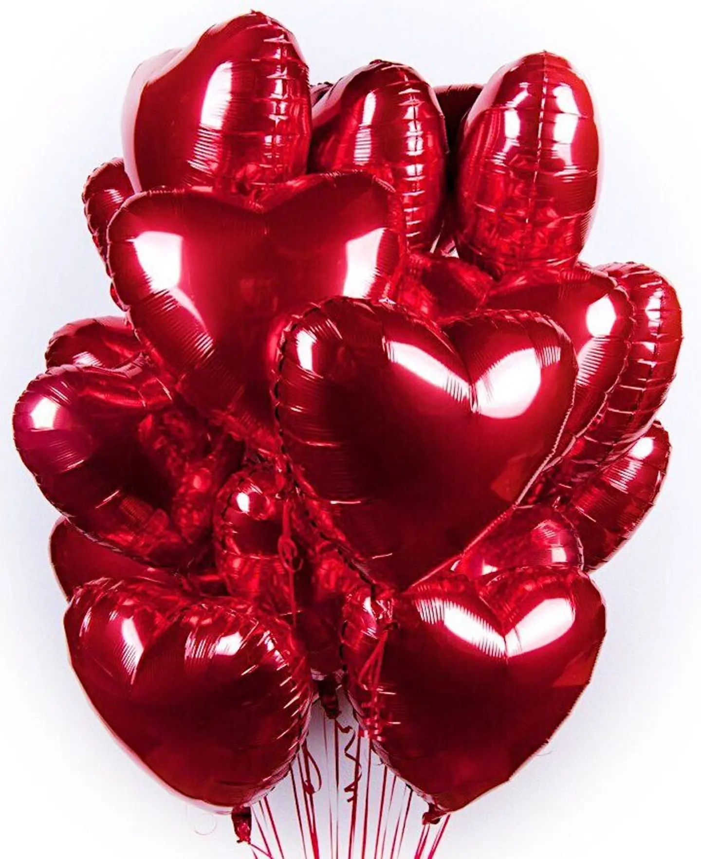 Red Heart Helium Balloon