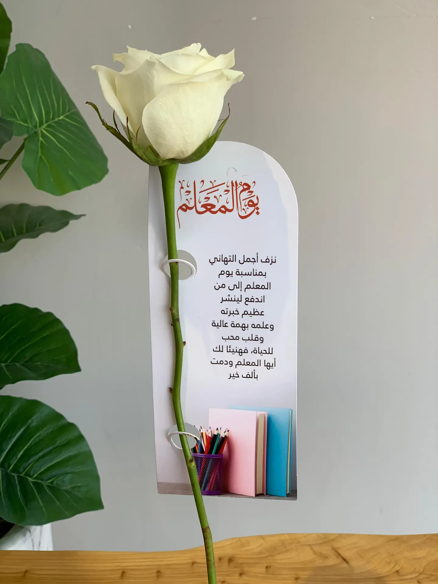Teacher's Day Favors – White