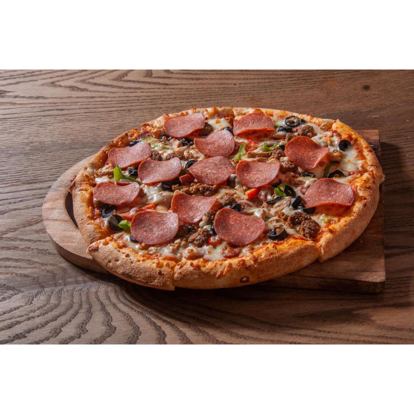 Pepperoni And Sausage Pizza