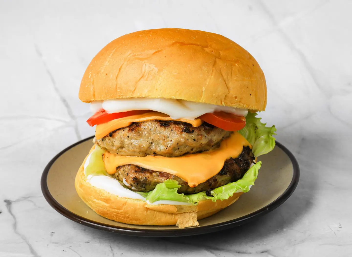 Double Chicken Burger