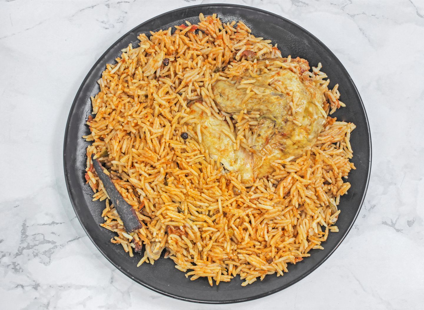 Half Madghot Chicken With Rice