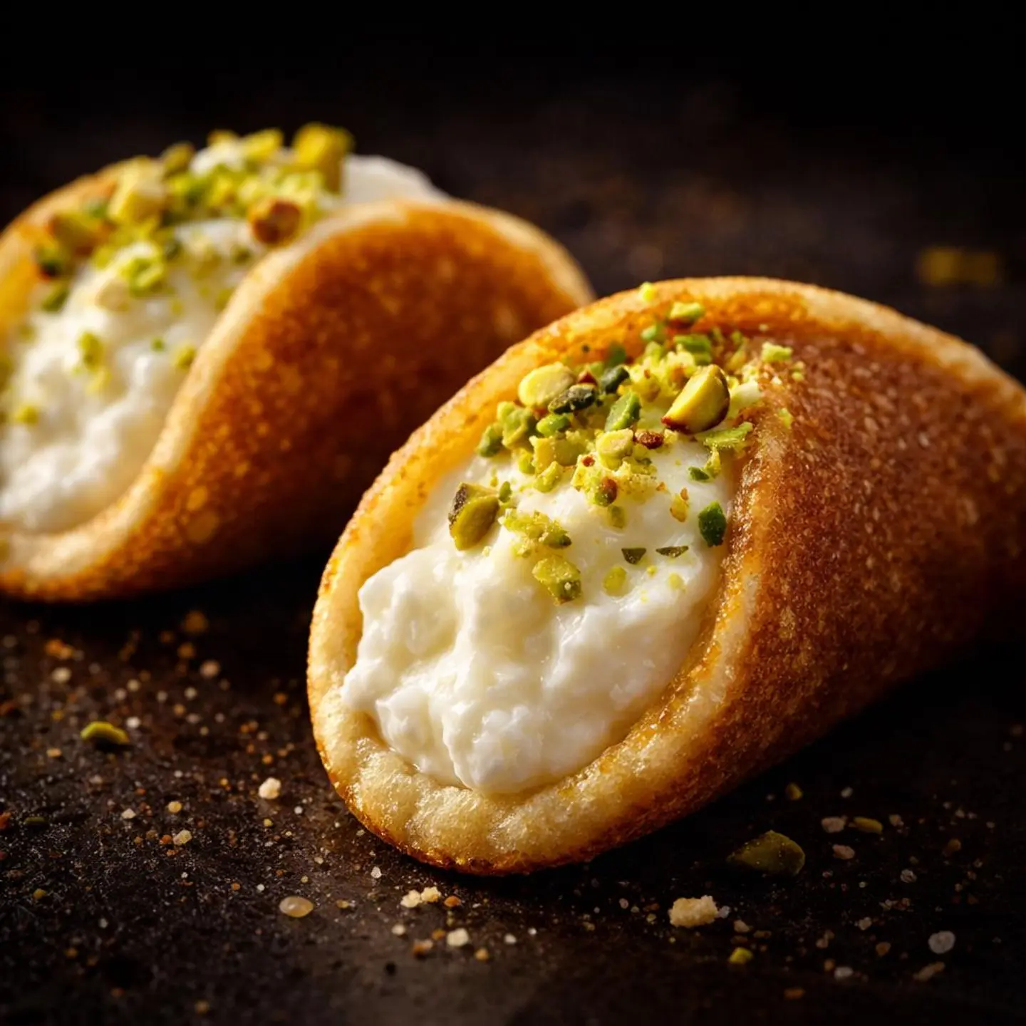 قطايف بالقشطة ربع كيلو